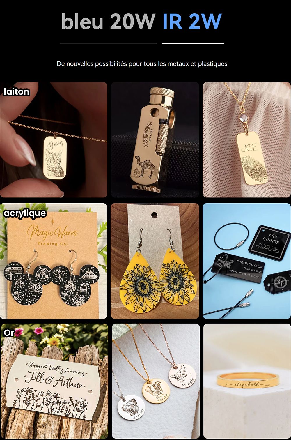 Creality Falcon A1 Pro Graveur laser, 20W bleu et 2W IR, caméra IA, vitesse élevée de 600 mm/s, écran tactile 4,3 pouces, 358x268mm, gris