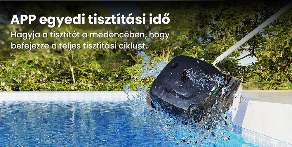 WYBOT C2 vezeték nélküli medence robotporszívó, fal- és vízvonaltisztítás, kettős tisztítású szűrés, akár 236,5 négyzetméteres földbe süllyesztett medencékhez, fekete-zöld