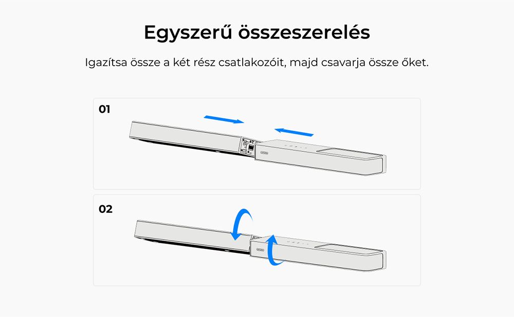 Ultimea Skywave F30 3.1.2 Soundbar, Dolby Atmos, Applikációvezérlés, 300 W csúcsteljesítmény, CEC funkció, Bluetooth 5.4, 10 sávos grafikus hangszínszabályzó beállítások, 121 előre beállított EQ mátrix