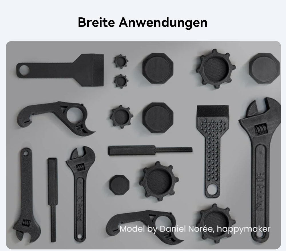 Elegoo Centauri Carbon 3D-Drucker, CoreXY 500mm/s, 320°C Düse, Carbon/PLA/ABS-kompatibel, Auto-leveling, 256*256*256mm