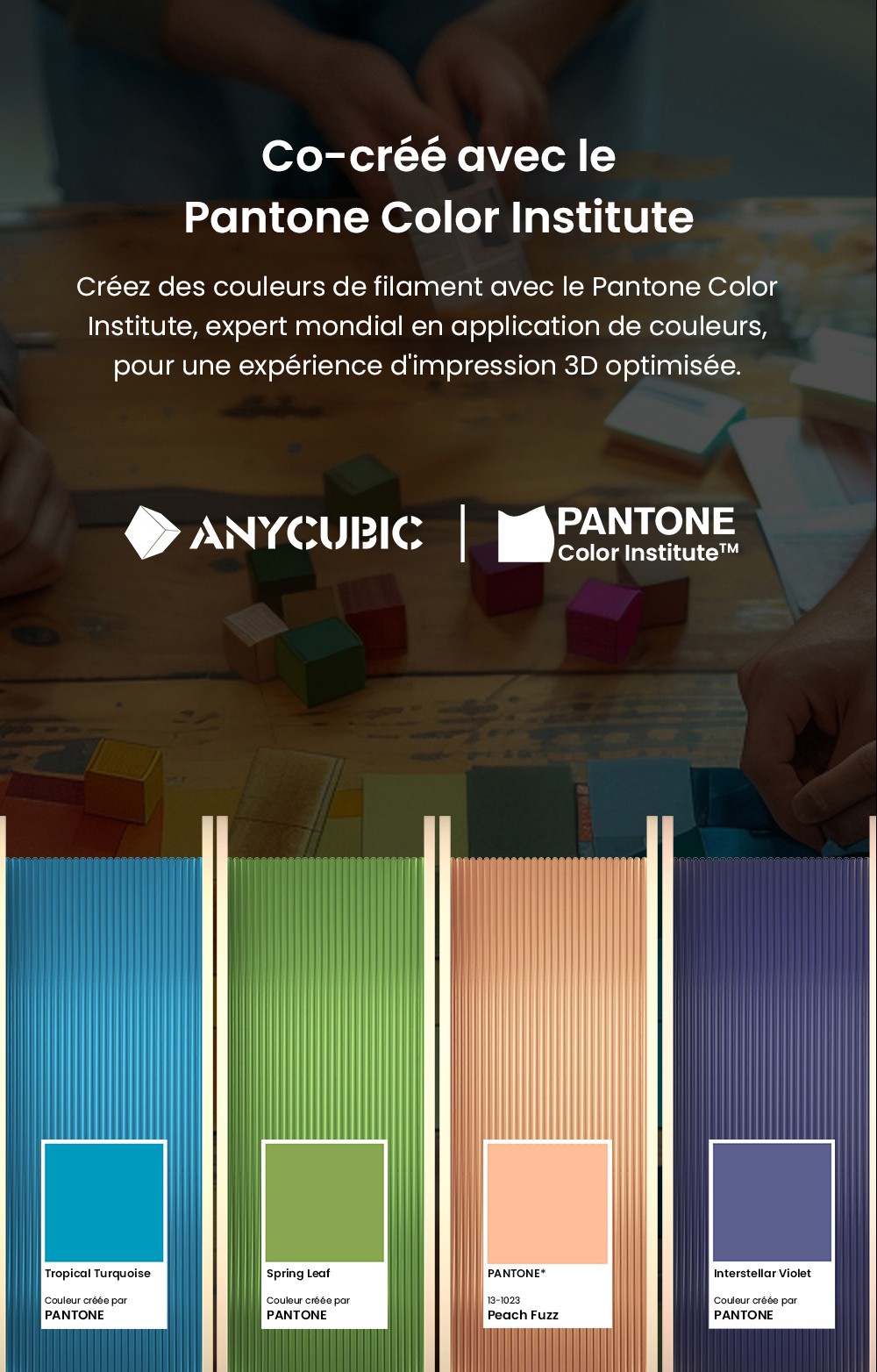 Imprimante 3D ANYCUBIC KOBRA 3 COMBO, avec ACE Pro, vitesse maximale de 600 mm/s, double système de chauffage PTC, impression multicolore intelligente, mise à niveau automatique, détection de colmatage des buses, taille extensible 250 x 250 x 260 mm