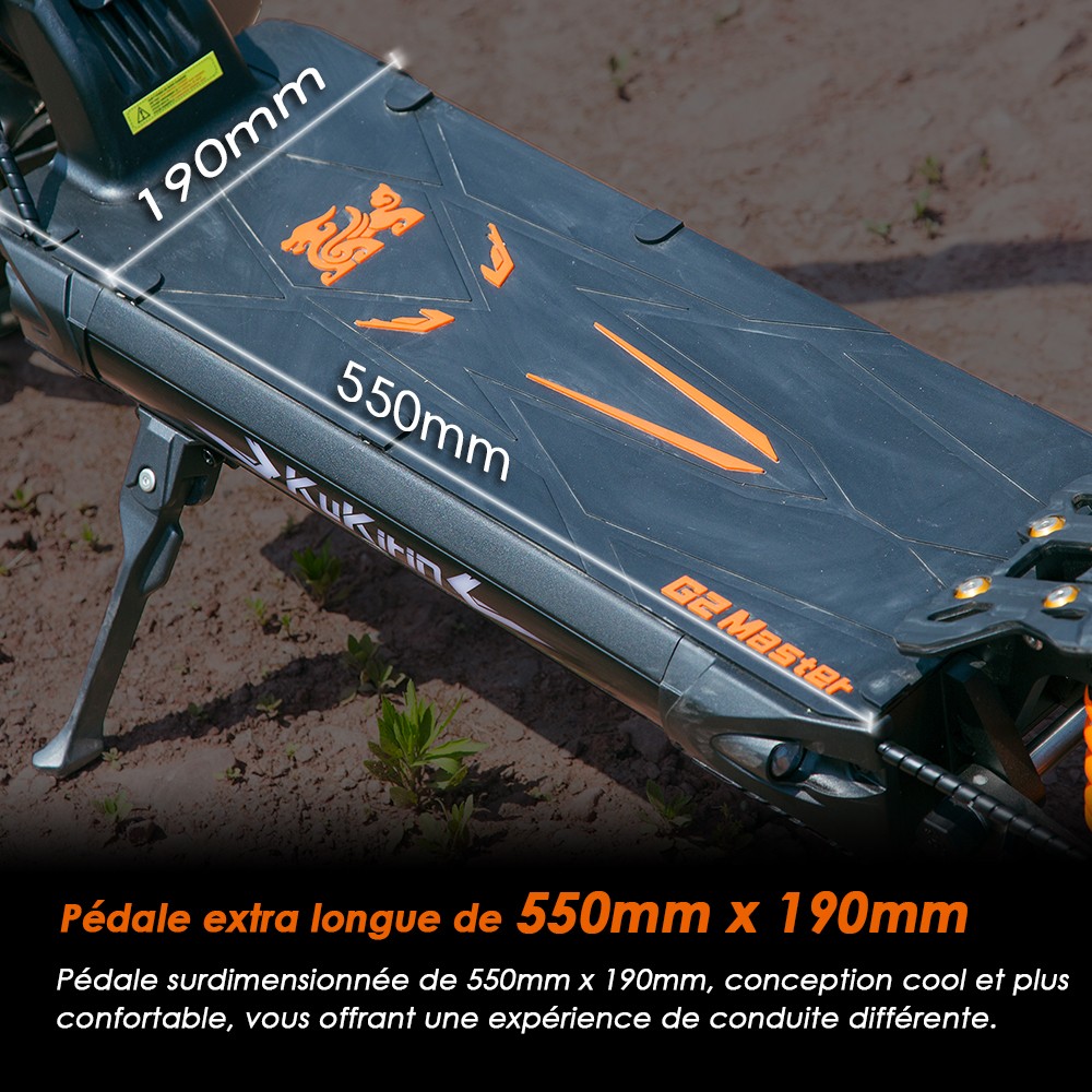 (2025 version) KuKirin G2 Master Trottinette électrique, pneus pneumatiques tout-terrain 10