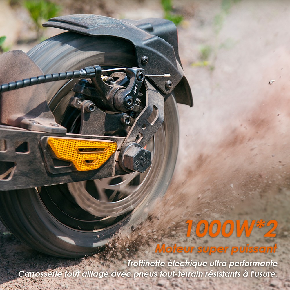 (2025 version) KuKirin G2 Master Trottinette électrique, pneus pneumatiques tout-terrain 10