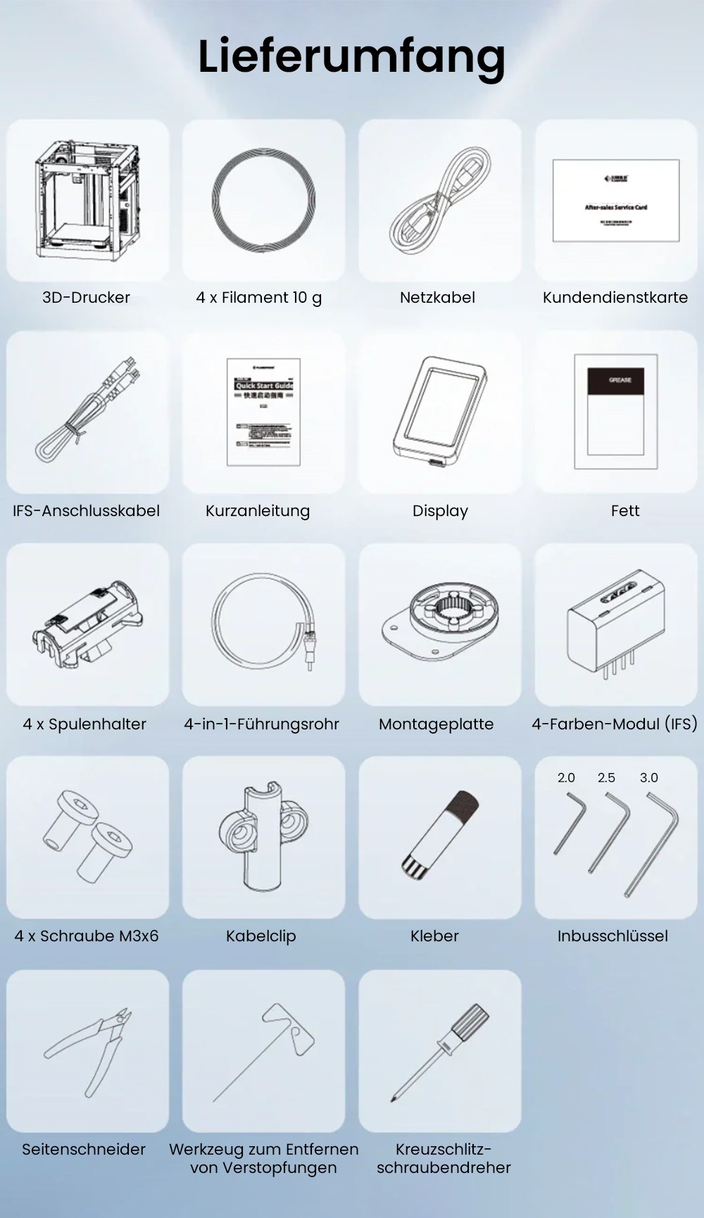 Flashforge AD5X 3D-Drucker, intelligenter 4-Farben-Druck, 600 mm/s Maximalgeschwindigkeit, 220×220×220mm