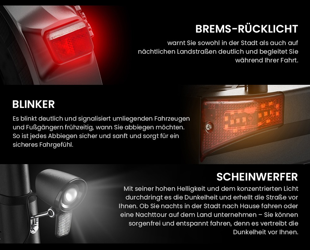 Joyor S10-S-Z Elektroroller, 60 V 18 Ah Akku, 1000 W Dual-Motor, 65 km/h Höchstgeschwindigkeit, 70-85 km maximale Fahrtstrecke, Schwarz