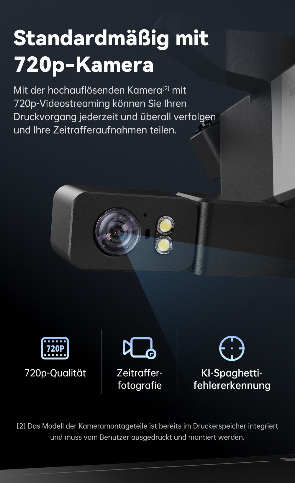 Anycubic Kobra 3 V2 Combo 3D-Drucker, ACE Pro Multicolor, 720P-Kamera, 600 mm/s Geschwindigkeit, automatische Nivellierung, Filamenttrocknung, 255 x 255 x 260 mm