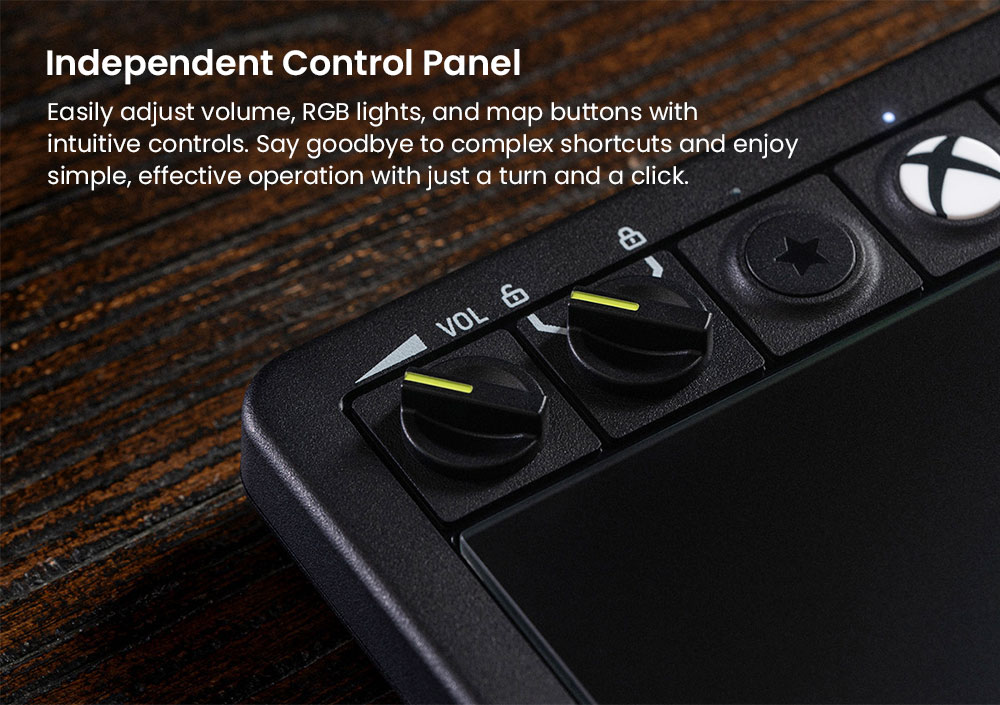 8BitDo Arcade Controller for Xbox, Compatible with Xbox Series X|S, Xbox One and Windows, RGB Light Ring, 4ms Wired Latency