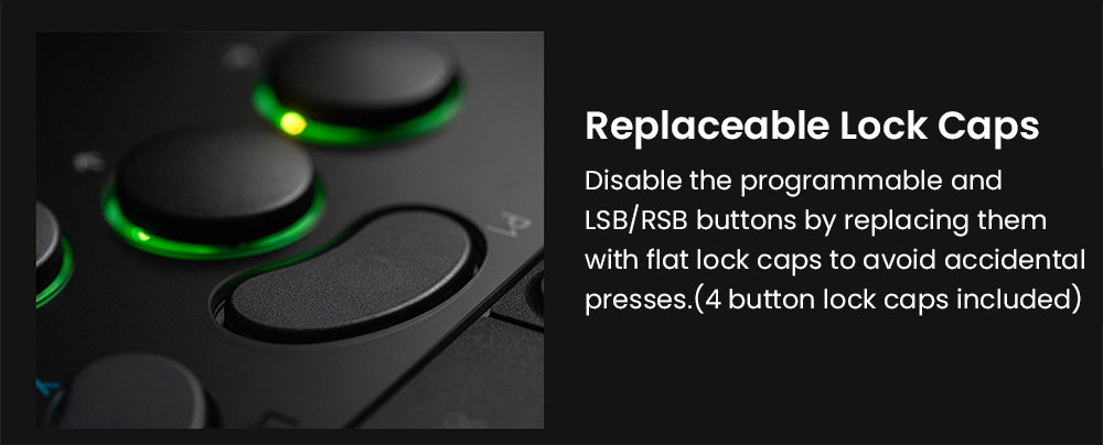 8BitDo Arcade Controller for Xbox, Compatible with Xbox Series X|S, Xbox One and Windows, RGB Light Ring, 4ms Wired Latency