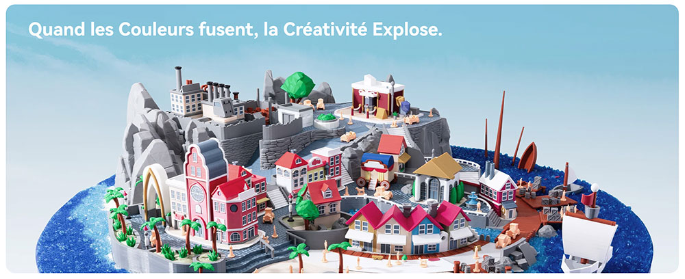 Imprimante 3D Creality K2 Pro Combo, système CFS, 300 x 300 x 300 mm