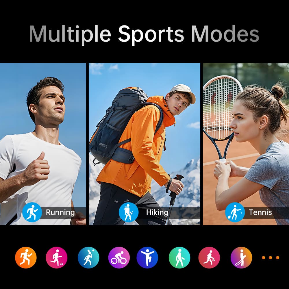 KUMI WATCH X3 Pro Smartwatch, 1.75 inch AMOLED Screen, 4G Calling, 4GB RAM 32GB Storage, 2MP Camera, GPS Positioning, Health Monitoring, Multiple Sports Modes - Grey