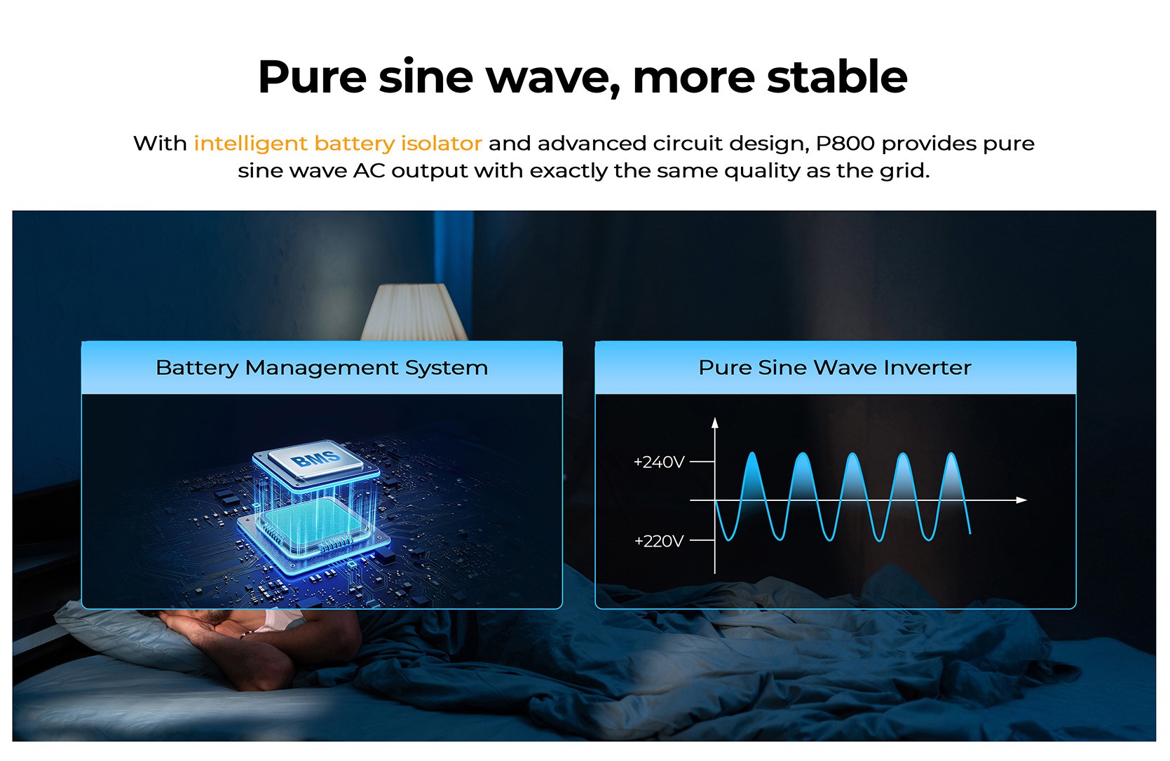 OUKITEL P800E Centrale électrique portable, batterie de secours 512 Wh 800 W avec charge rapide CA+CC, générateur solaire pour camping en plein air en cas d'urgence