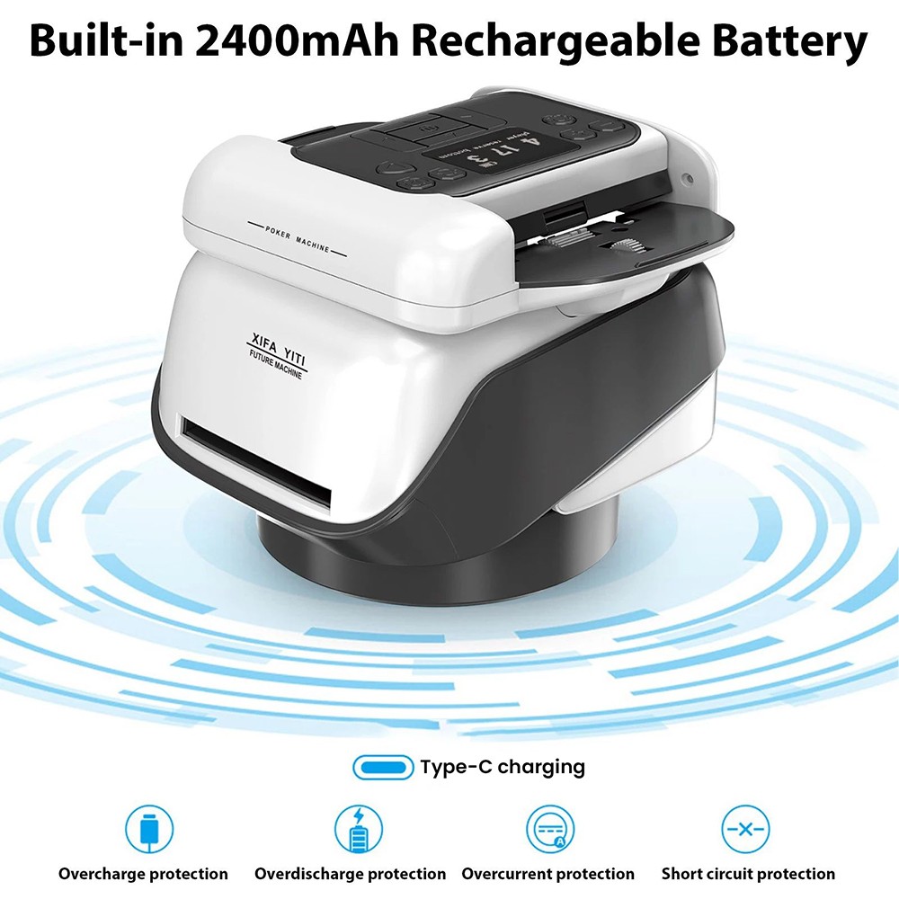 TT06 Automatic 2-in-1 Card Shuffler and Dealer Machine