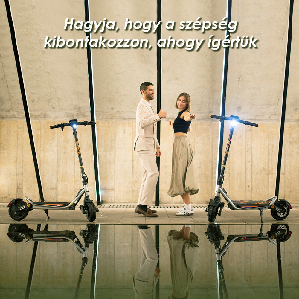 Kukirin A1 Összecsukható Elektromos Roller, 800 W-os Motor, 48 V 13 Ah Akkumulátor, 10 hüvelykes Vákuum Kerékpár, 45 km/h Max Sebesség, 45 km Hatótávolság, Első és Hátsó Tárcsafék, Első és Hátsó Lengéscsillapítás