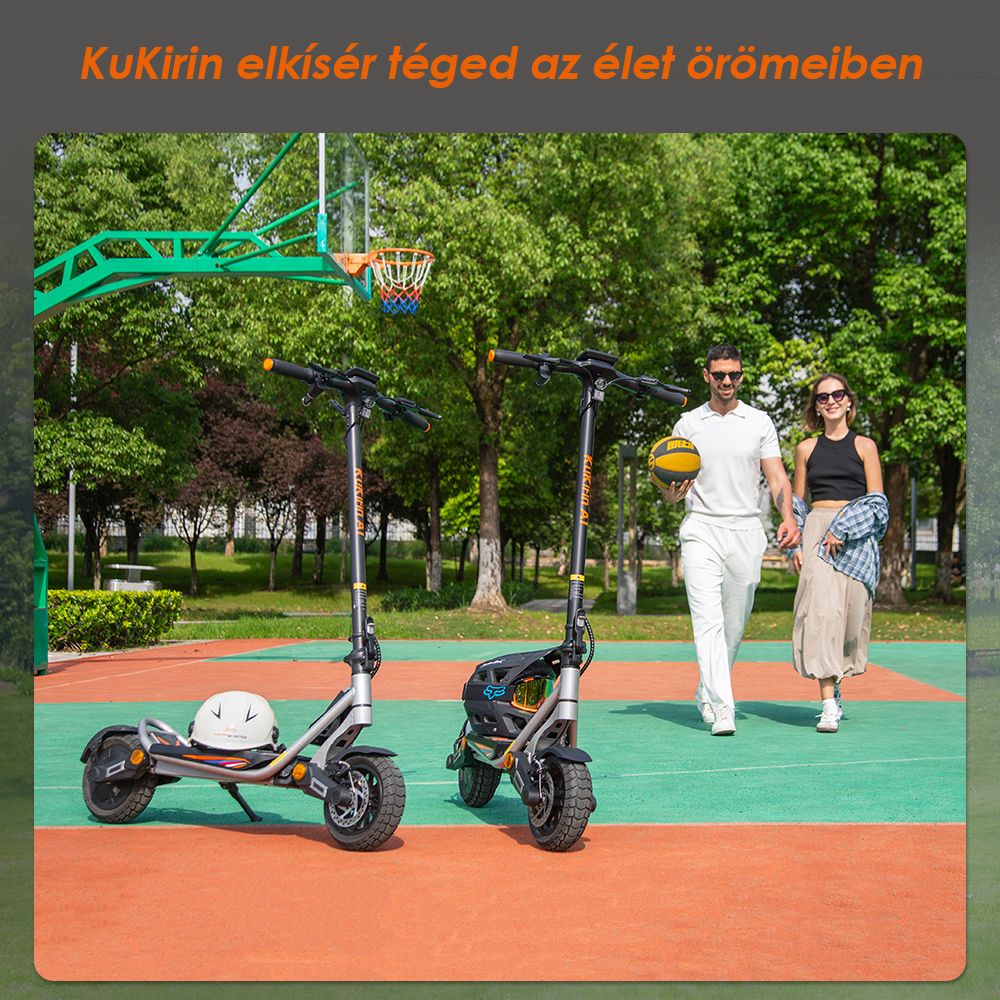 Kukirin A1 Összecsukható Elektromos Roller, 800 W-os Motor, 48 V 13 Ah Akkumulátor, 10 hüvelykes Vákuum Kerékpár, 45 km/h Max Sebesség, 45 km Hatótávolság, Első és Hátsó Tárcsafék, Első és Hátsó Lengéscsillapítás