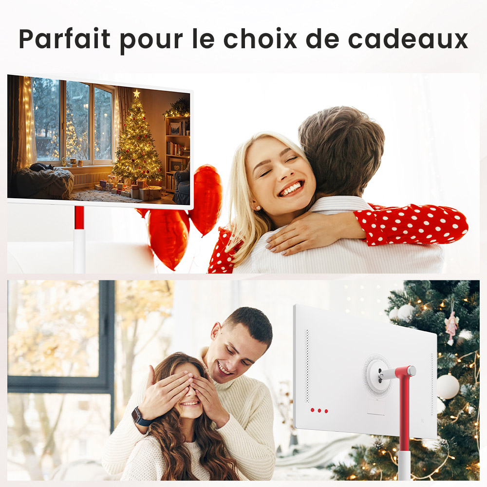 Moniteur mobile KTC A32Q7 Pro, écran tactile 4K 32'', WiFi6, Android 13, RK3588S 8 cœurs, certification Google EDLA, batterie 9500 mAh, 8 Go de RAM 128 Go de ROM, angles réglables, 1 * HDMI 2.0, 1 * USB 3.0, 1 * USB 2.0