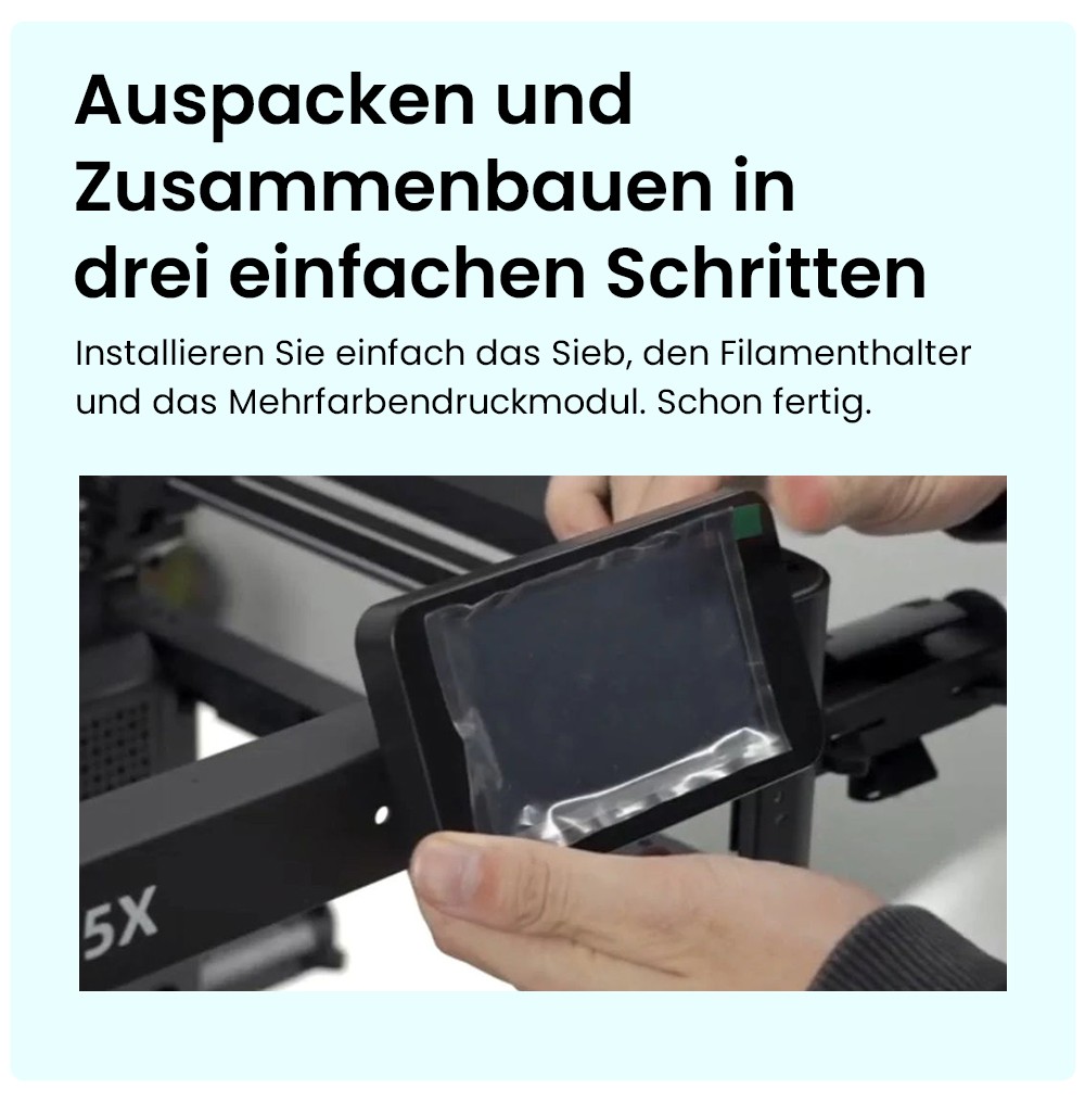 Flashforge AD5X 3D-Drucker, intelligenter 4-Farben-Druck, 600 mm/s Maximalgeschwindigkeit, 220×220×220mm