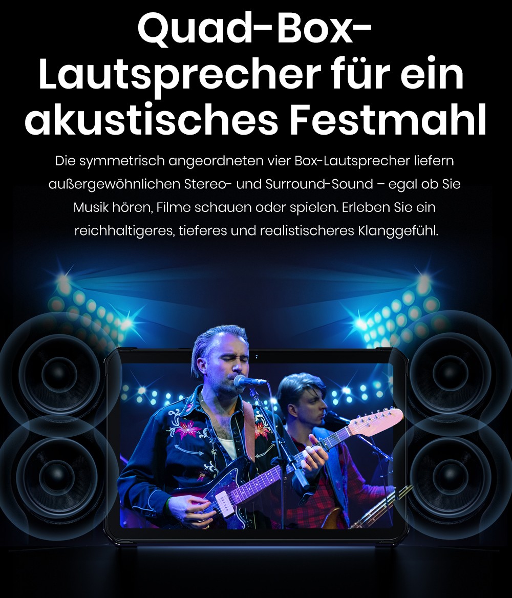 FOSSiBOT DT3 5G Rugged Tablet, Android 15, 10,4 Zoll 1200x2000 Display, 12GB RAM 256GB ROM, WiFi 6, 21560mAh Akku 66W Schnellladung, 64MP+32MP Kamera, LED-Taschenlampe, NFC, GPS/GALILEO/GLONASS/QZSS/BEIDOU/NavIC, Fingerabdruck- & Face ID-Entsperrung - Grau