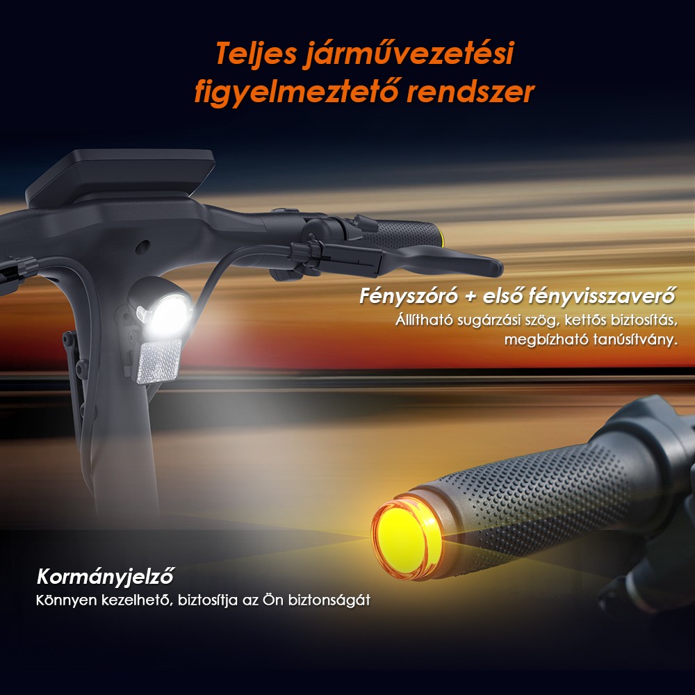 Kukirin A1 Összecsukható Elektromos Roller, 800 W-os Motor, 48 V 13 Ah Akkumulátor, 10 hüvelykes Vákuum Kerékpár, 45 km/h Max Sebesség, 45 km Hatótávolság, Első és Hátsó Tárcsafék, Első és Hátsó Lengéscsillapítás