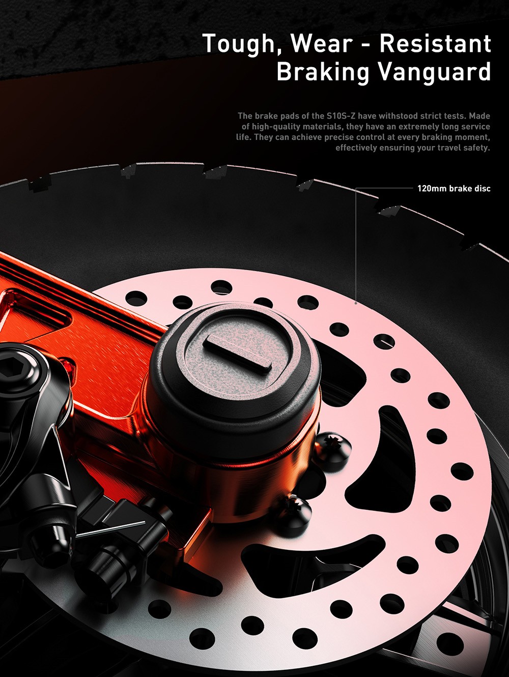 Joyor S10-S-Z Electric Scooter 10 Inch Off-road Tires 60V 18Ah Battery 1000W*2 Dual Motor 70-85KM Range 120KG Load Double Hydraulic Disc Brakes Shock absorber Turn signal Smart LED Display update from S10-S - Black