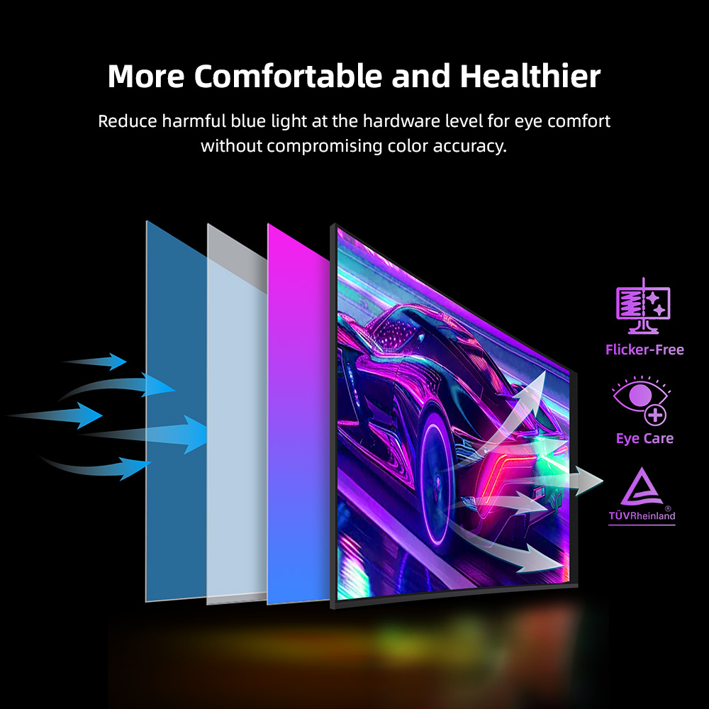 TITAN ARMY C24A1H Gaming Monitor, 23.6 inch 1500R Curved VA Screen, 1920*1080, 240Hz Refresh Rate, Dynamic OD, FreeSync, HDR10, 10 Scenario Modes, 96% sRGB, Game+, 1*HDMI 2.0, 1*DP1.2, 1*Audio, Low Blue Light