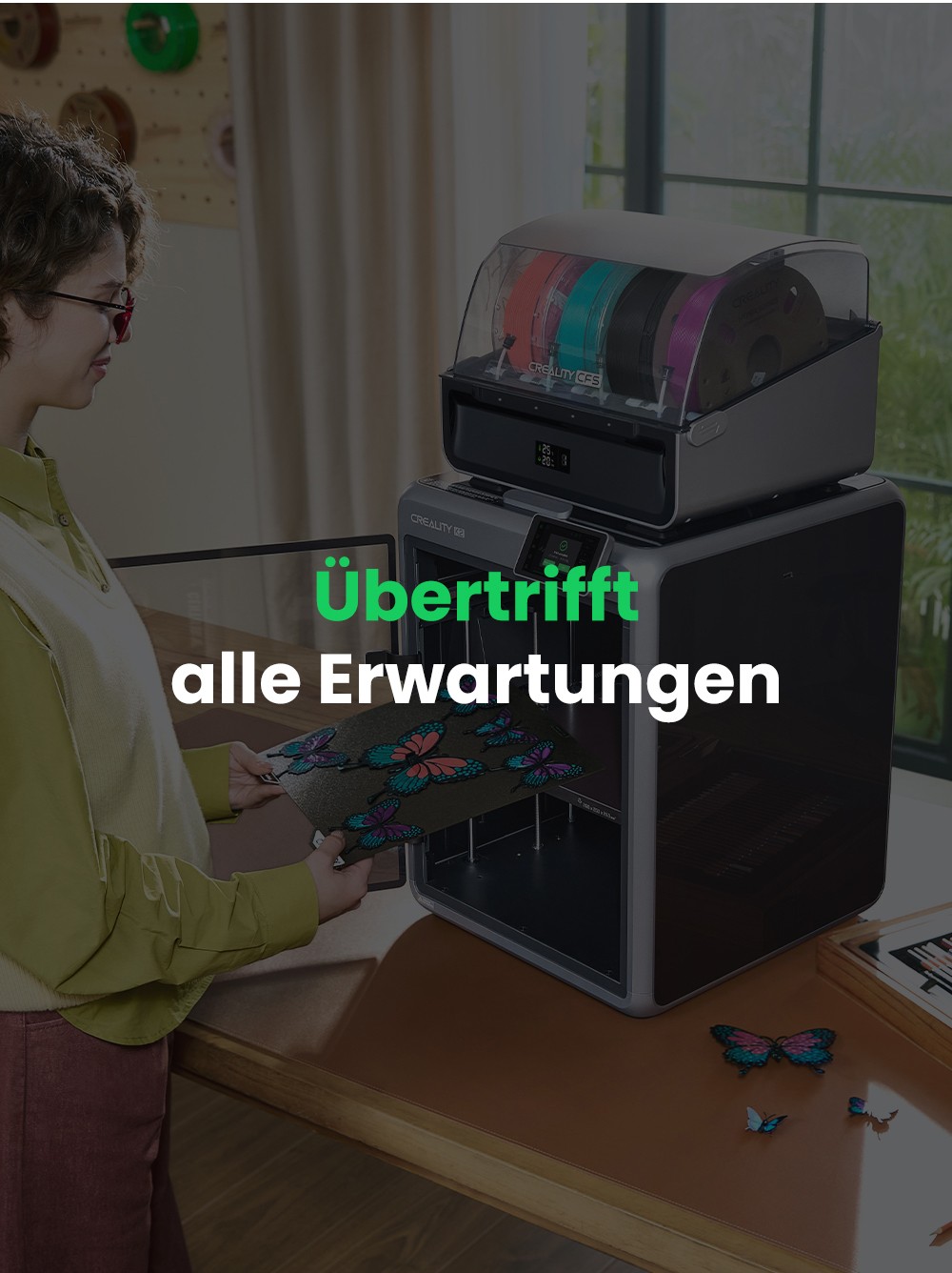 Creality K2 Combo 3D-Drucker, CFS-System, 260*260*260mm