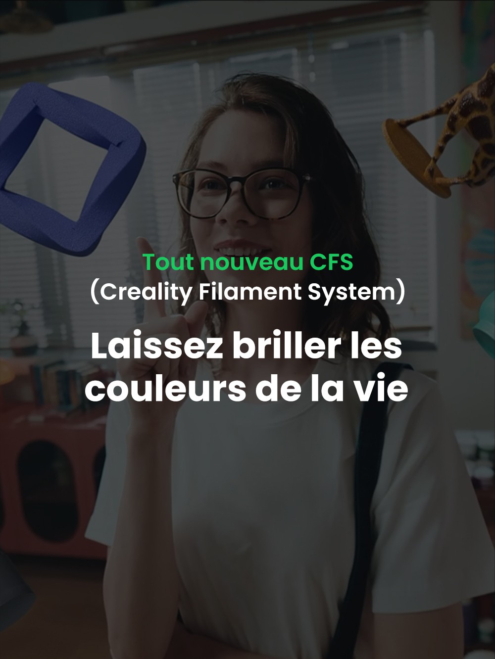 Creality K2 Combo Imprimante 3D, système CFS, 260*260*260mm