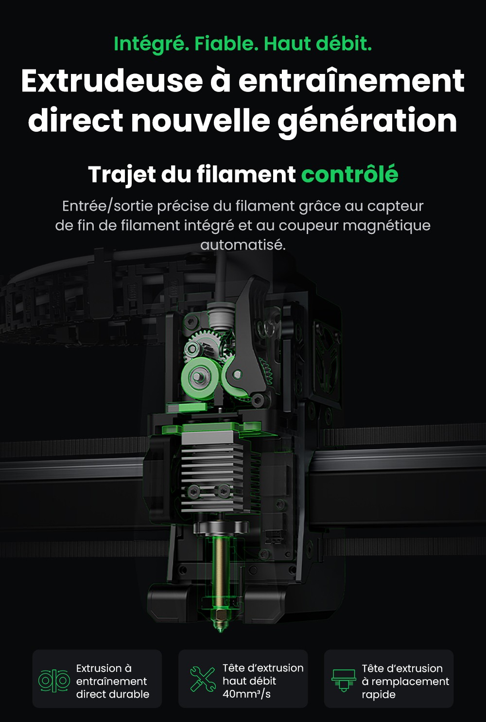 Creality K2 Combo Imprimante 3D, système CFS, 260*260*260mm