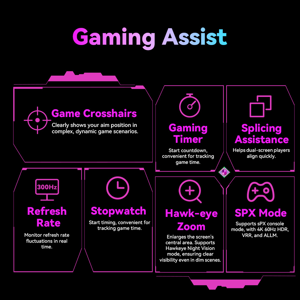 TITAN ARMY C27A1H Gaming Monitor, 27 inch 1500R Curved VA Screen, 1920*1080, 300Hz Refresh Rate,1ms GTG Response Time, FreeSync, HDR10, 4000:1 Contrast Ratio, Game+, Dynamic OD, 10 Scenario Modes, PBP & PIP Display, 2*HDMI2.0, 2*DP1.4, 1*Audio