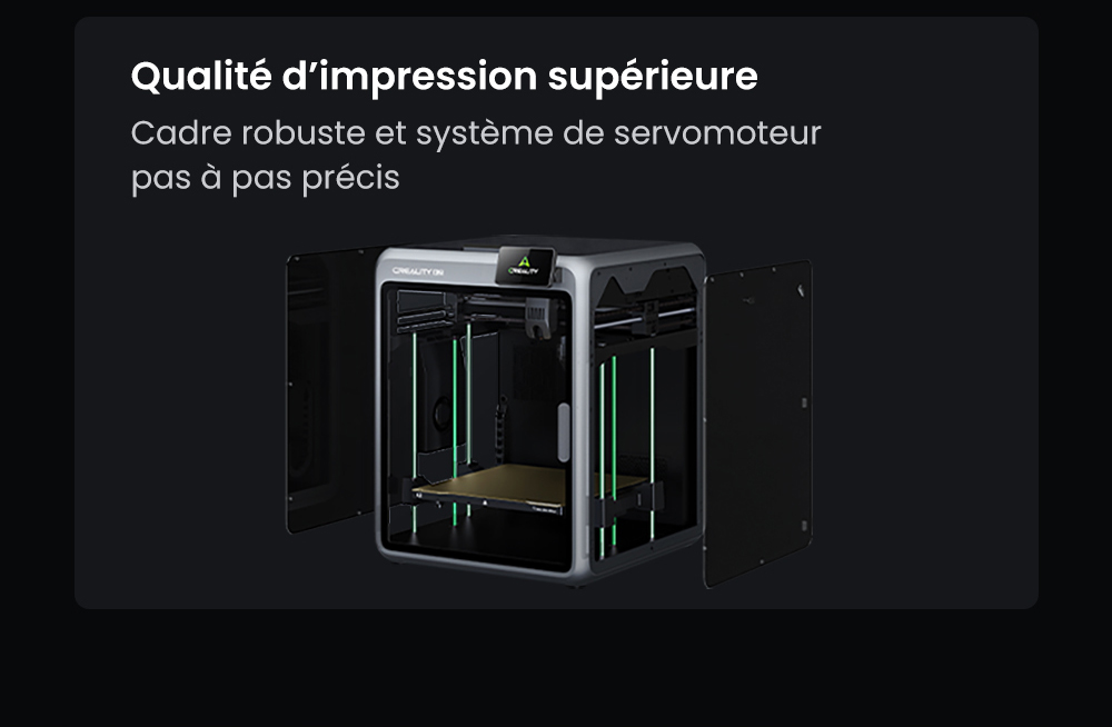 Creality K2 Combo Imprimante 3D, système CFS, 260*260*260mm