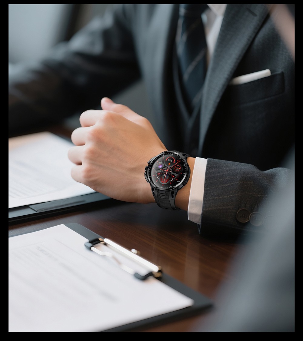 LOKMAT APPLLP 4 PRO Smartwatch, 1.75 inch AMOLED Screen, 5G Calling, NFC Function, Heart Rate Monitoring, Multiple Sports Modes - Golden