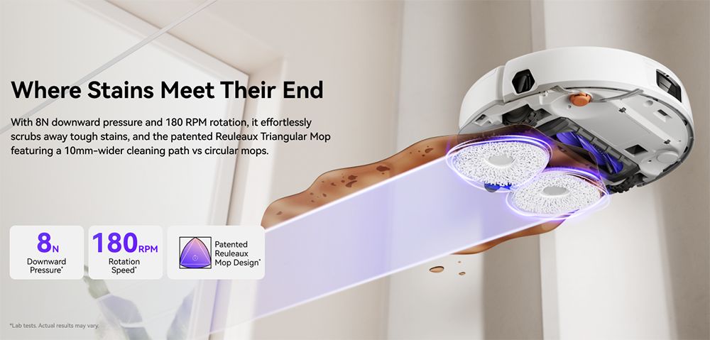 Narwal Freo X10 Pro robotporszívó, gubancmentes robotfelmosó, 8500 Pa erős szívás, önürítő, automatikus felmosómosás, automatikus szárítás, akadálykerülés, ideális háziállatok szőréhez és kemény padlóhoz - fehér