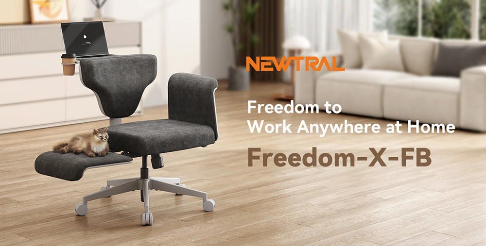 Newtral FB-DG Freedom-X több pozíciót szabályozó szék karfával - sötétszürke