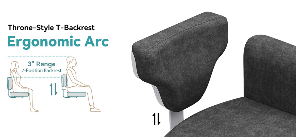 Newtral FB-DG Freedom-X több pozíciót szabályozó szék karfával - sötétszürke