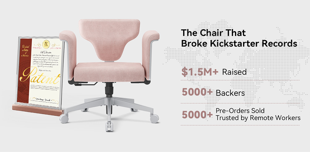 Newtral FB-P Freedom-X Multi-Posture Chair with Armrest - Pink