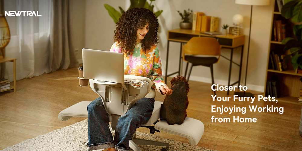 Newtral FF-A Freedom-X Multi-Posture Chair with Armrest - Apricot