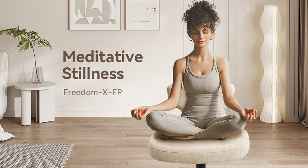 Newtral  FP-A  Freedom-X Multi-Posture Cross Legged Chair (Without Armrest) - Apricot