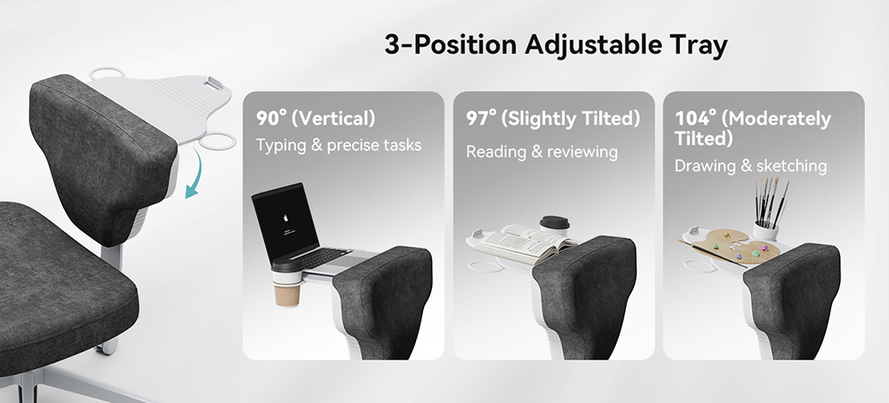 Newtral FP-DG  Freedom-X Multi-Posture Cross Legged Chair without Armrest Dark Grey