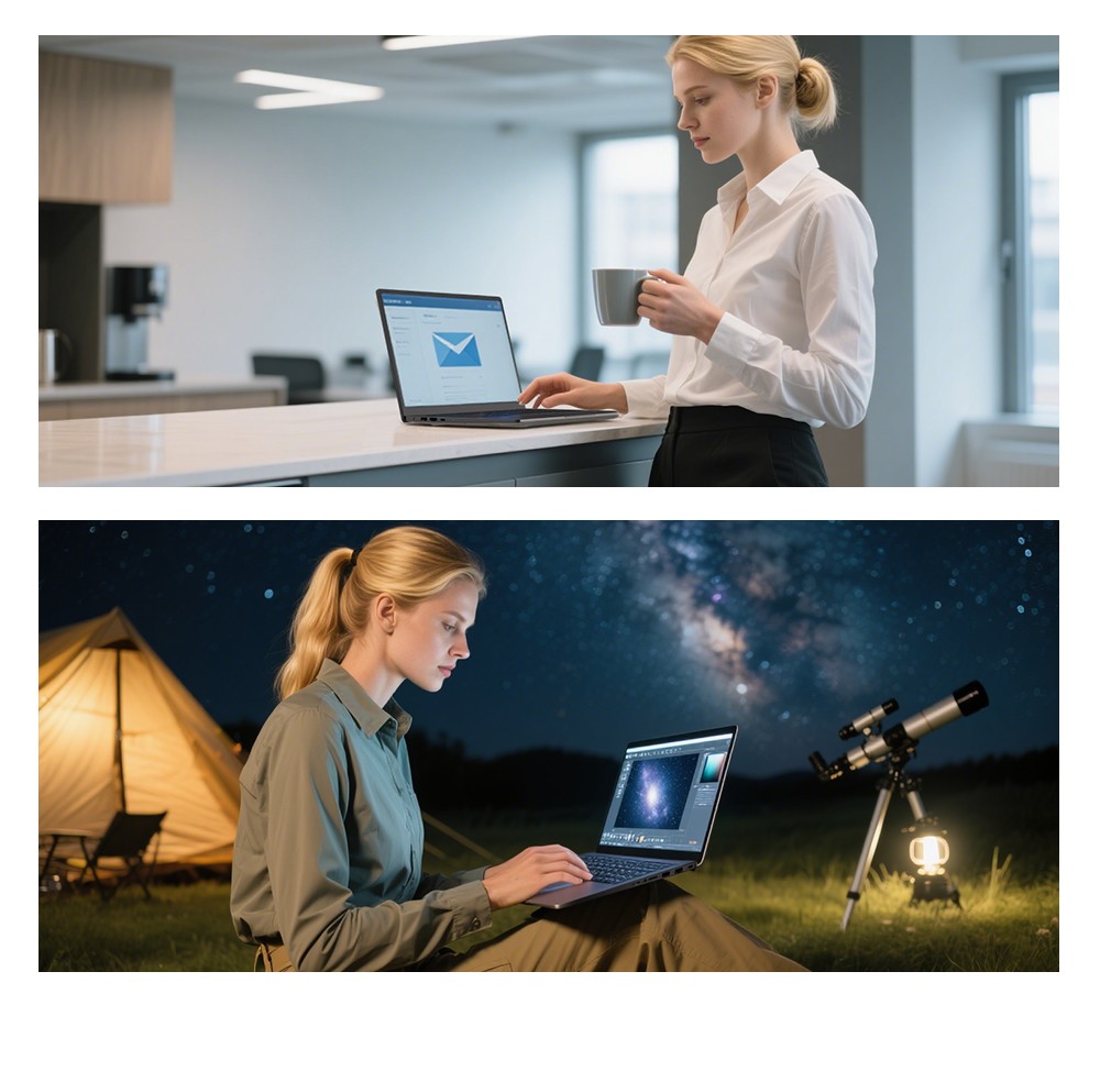 Ninkear A15 Air laptop, 15,6 hüvelykes 1920*1080 képernyő, AMD Ryzen 5 3500U 8 mag, max. 3,7 GHz, 16 GB RAM 512 GB SSD, WiFi 5, 1* Teljes funkcionalitású Type-C, 2*USB3.0, 1*USB2.0, 1*HDMI, 1*RJ45, 1*Micro SD, 1*Audio Jack, 180 ° Nyitás, ujjnyomat és bezárás