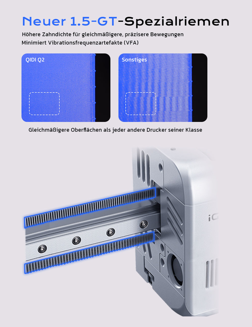 QIDI TECH Q2 3D Printer, 600mm/s High-Speed, 370°C Hot End, Enclosed Chamber 65°C, Auto Leveling, AI Camera, Large Build Volume 270×270×256mm, Compatible with PLA/ABS/PETG/TPU and Advanced Materials