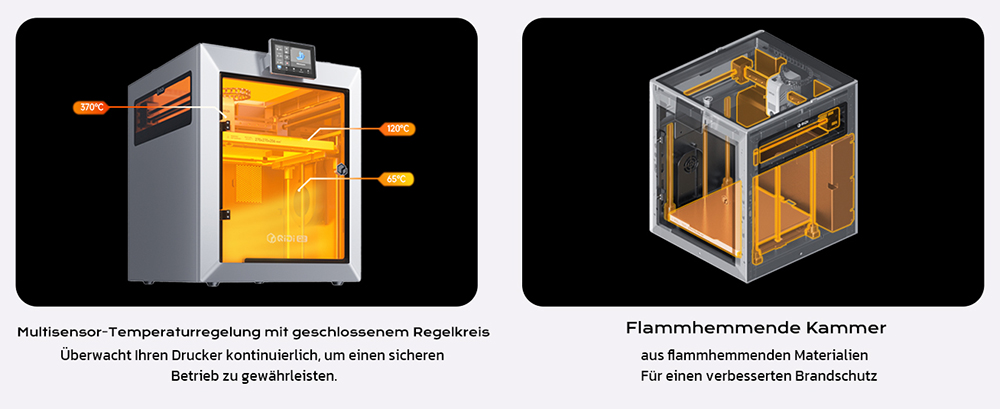 QIDI TECH Q2 3D Printer, 600mm/s High-Speed, 370°C Hot End, Enclosed Chamber 65°C, Auto Leveling, AI Camera, Large Build Volume 270×270×256mm, Compatible with PLA/ABS/PETG/TPU and Advanced Materials