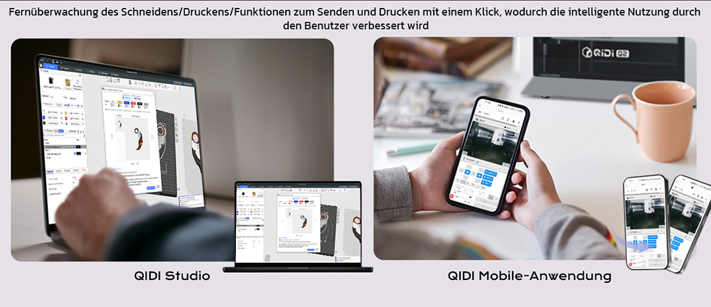 QIDI TECH Q2 3D Printer, 600mm/s High-Speed, 370°C Hot End, Enclosed Chamber 65°C, Auto Leveling, AI Camera, Large Build Volume 270×270×256mm, Compatible with PLA/ABS/PETG/TPU and Advanced Materials