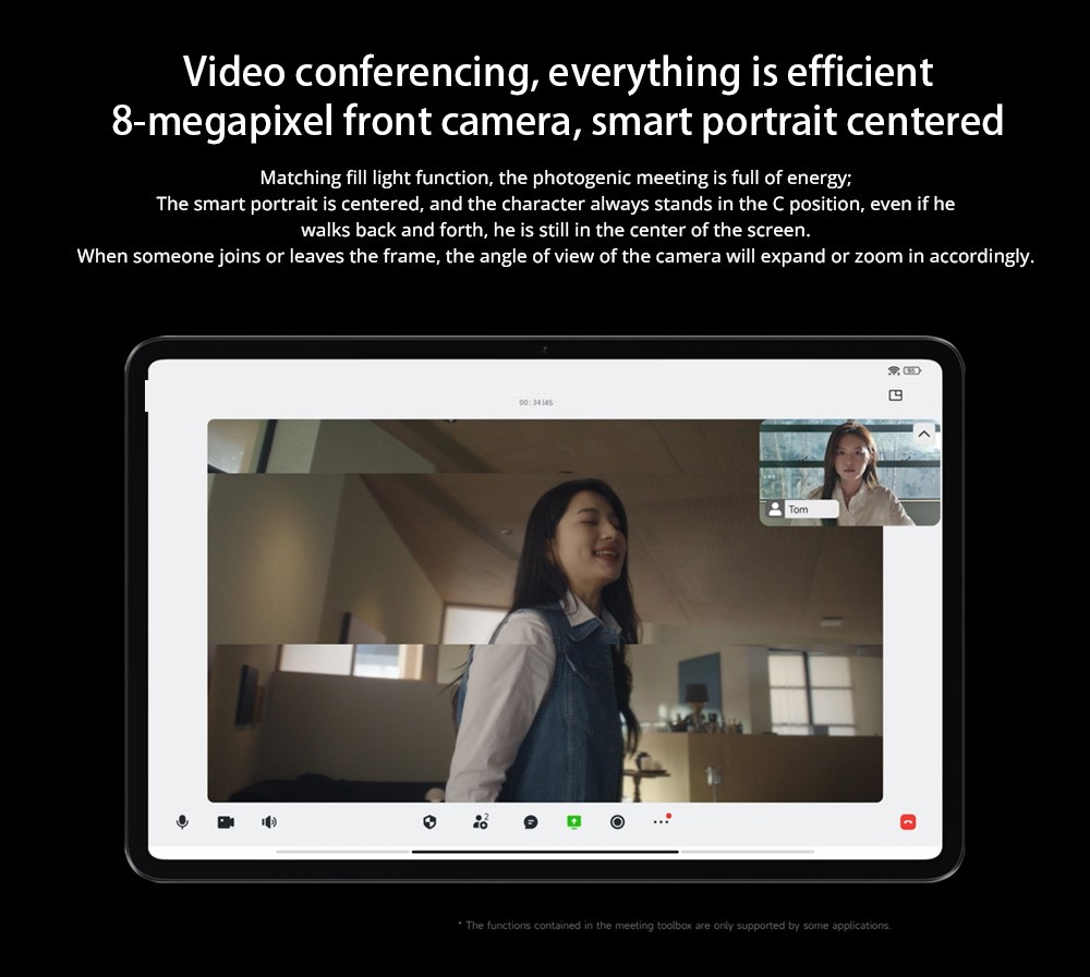 Refurbished Xiaomi Pad 6 CN Version Snapdragon 870 Processor, Android 13, 8GB RAM 128GB ROM, 13MP Rear Camera Dual-band WiFi - Blue