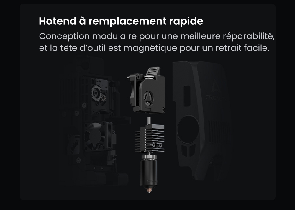 Creality K2 Combo Imprimante 3D, système CFS, 260*260*260mm