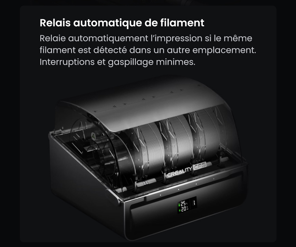 Creality K2 Combo Imprimante 3D, système CFS, 260*260*260mm