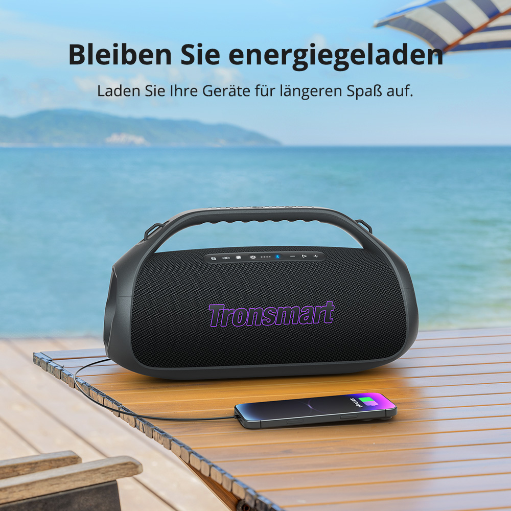 Tronsmart Bang 2 Tragbarer Partylautsprecher - Blau