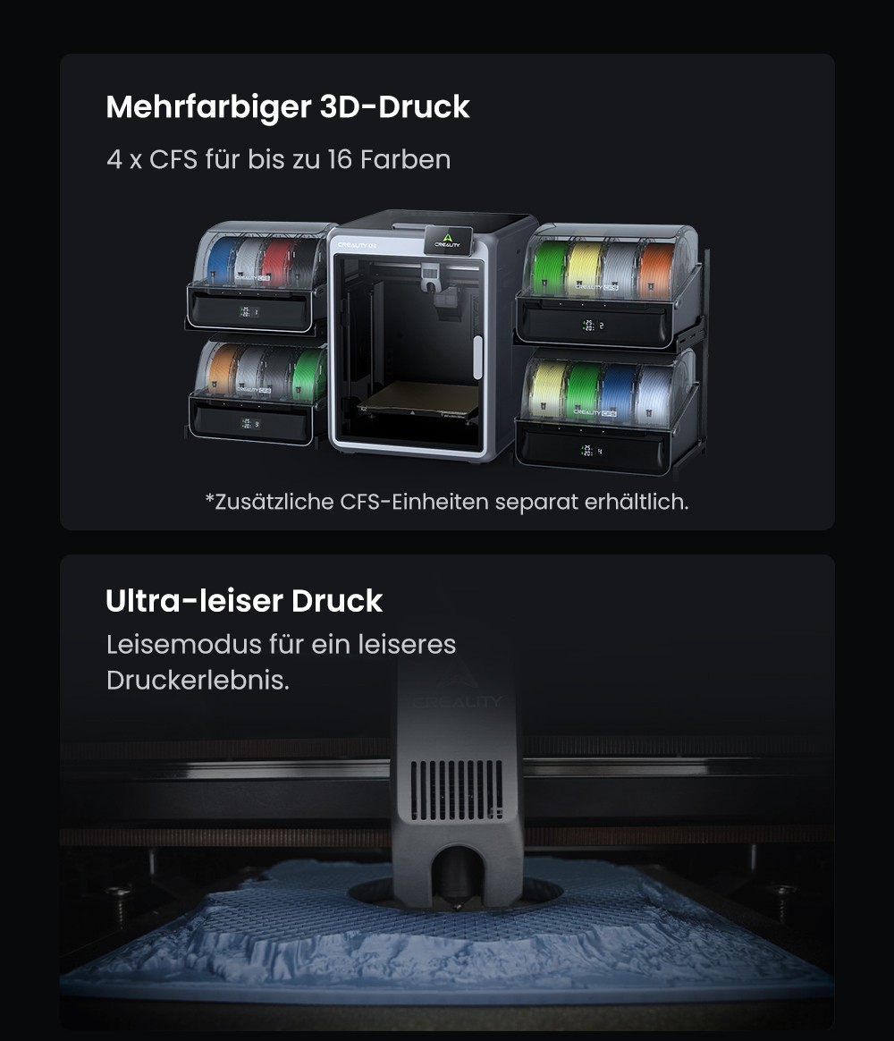 Creality K2 Combo 3D-Drucker, CFS-System, 260*260*260mm