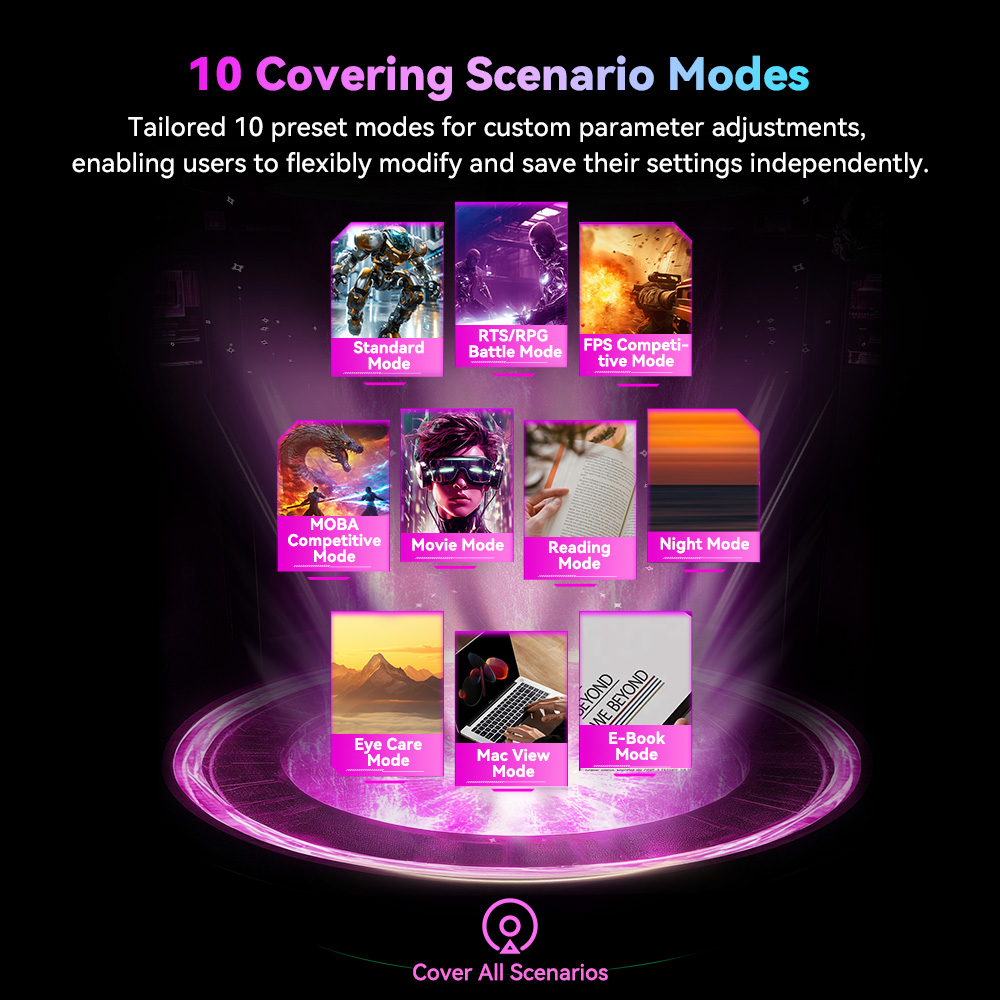 TITAN ARMY C27A1H Gaming Monitor, 27 inch 1500R Curved VA Screen, 1920*1080, 300Hz Refresh Rate,1ms GTG Response Time, FreeSync, HDR10, 4000:1 Contrast Ratio, Game+, Dynamic OD, 10 Scenario Modes, PBP & PIP Display, 2*HDMI2.0, 2*DP1.4, 1*Audio