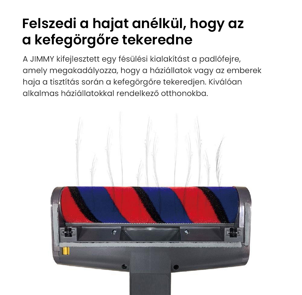 JIMMY JV85 Pro akkus kézi porszívó 200 AW erős szívóerővel, 550 W-os digitális kefe nélküli motorral, 70 perces üzemidővel, ultra alacsony zajszinttel padlók és bútorok tisztításához a Xiaomitól