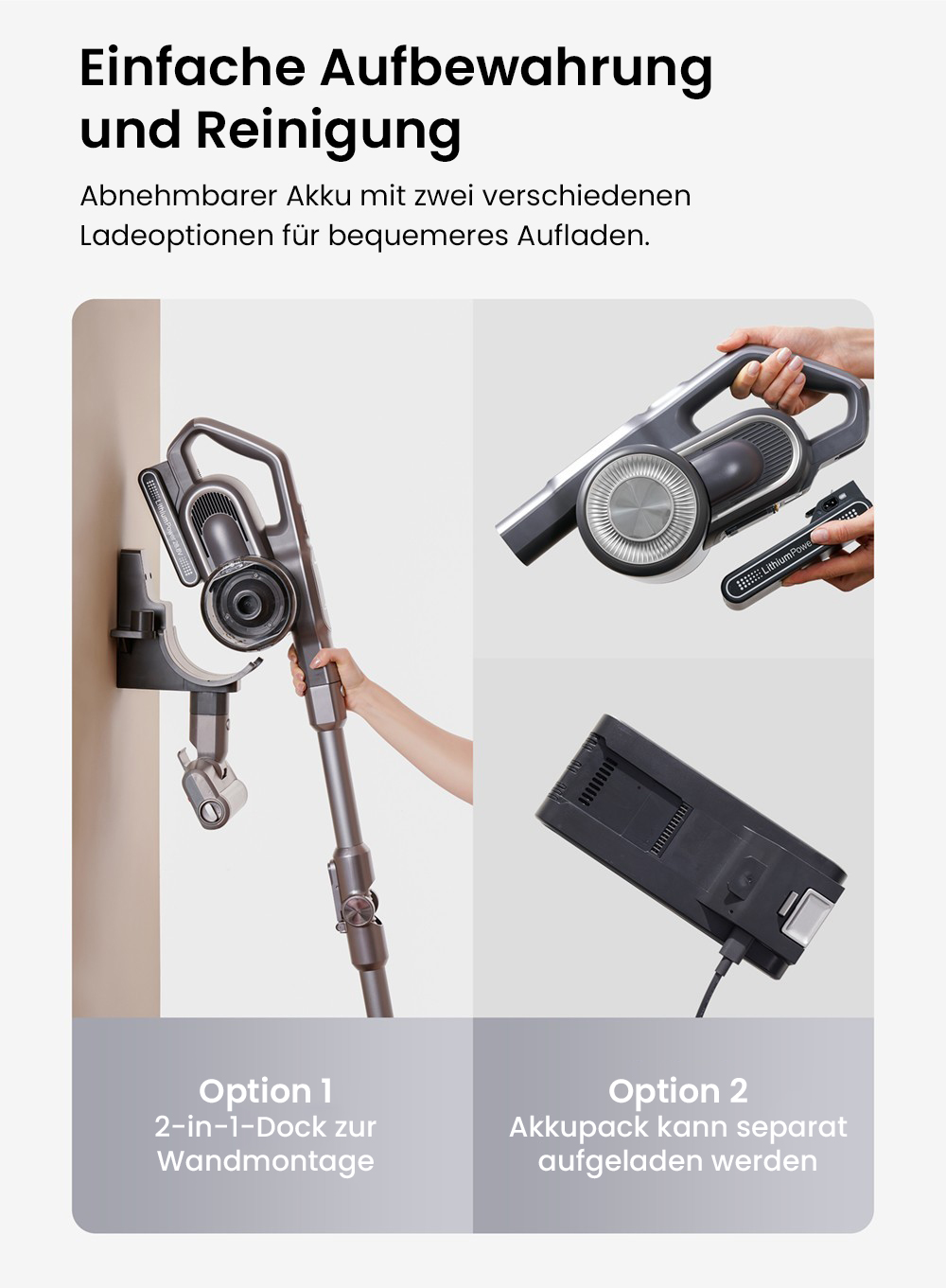 JIMMY H10 Flex Kabelloser Handstaubsauger, 245 AW Saugleistung, 4 Reinigungsmodi, 0,6 l Staubbehälter, 2500 mAh Akku