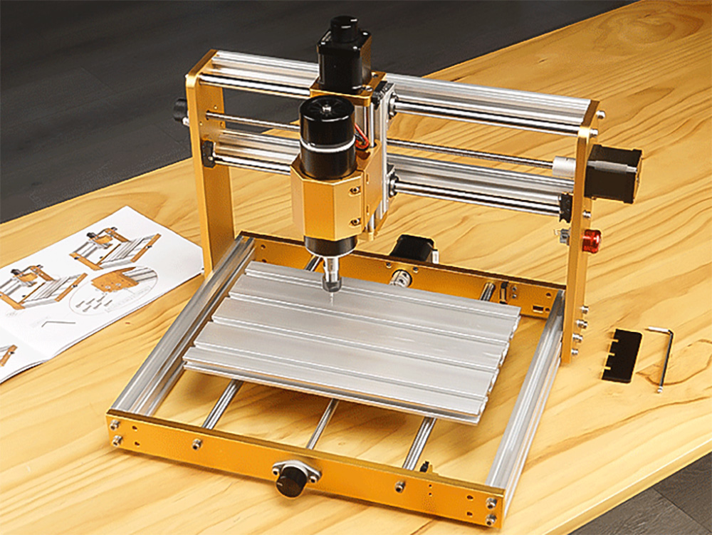 Annoytools 3018 Pro Max CNC Router Machine, 500W Spindle, 3 Axis Limit Switches, 0.1mm Precision, 2000mm/min Speed, 300x180x80mm Working Area, Emergency Stop & GRBL Offline Controller, Compatible with Wood/Acrylic/MDF/Plastic